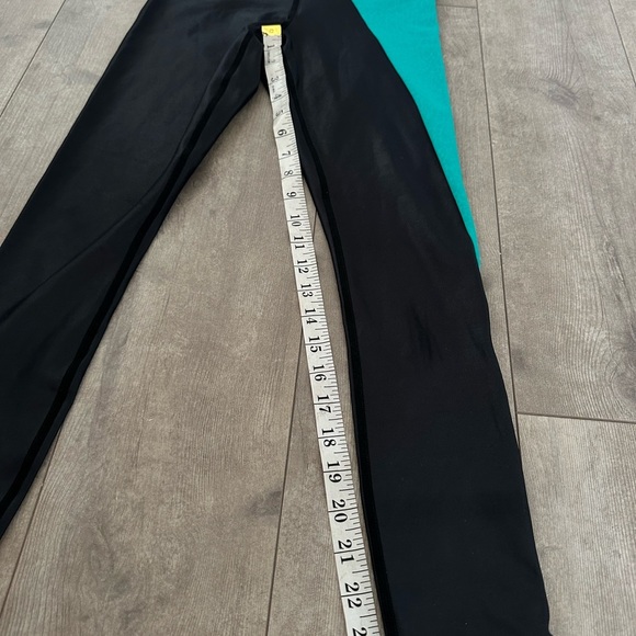 Zyia Active Jade River Stone Light N Tight Metallic Hi Rise Leggings size 2 - Picture 8 of 12